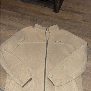Columbia Beige Fleece Jacket